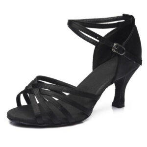 Indoor Satin Latin Dance Shoes