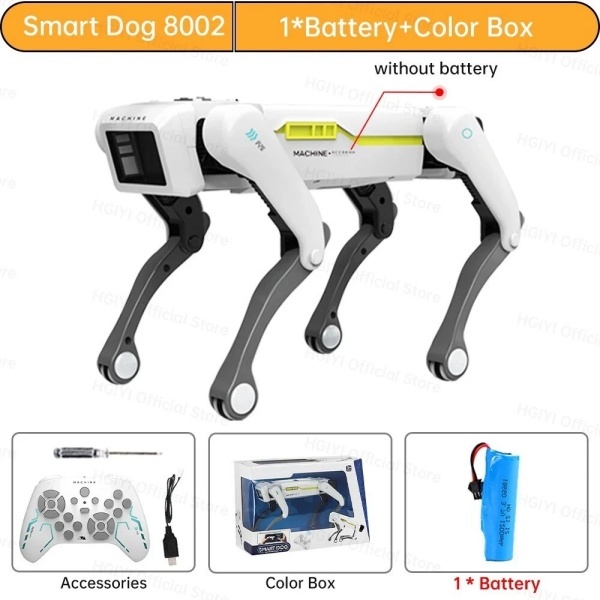 Electric Mechanical Dog Robot Dog Toy Interactive Remote Control Puppy Toy Smart - Image 3