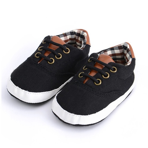 Solid color casual lace soft bottom baby canvas shoes baby shoes toddler shoes - Image 8