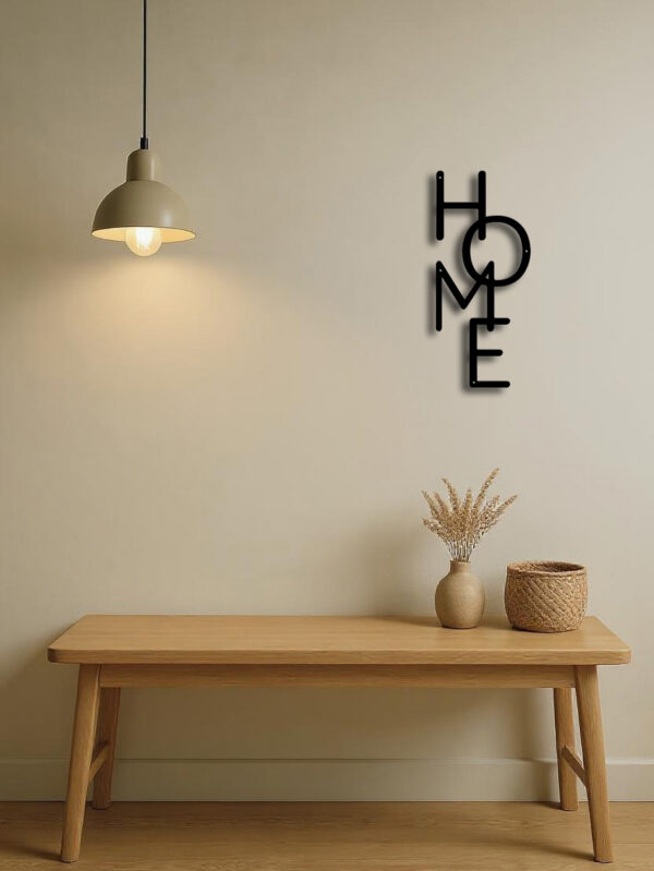 Metal Wall Decor HOME Letter Wall Sign Unique Design For Bedroom Decor&Gifts - Image 5