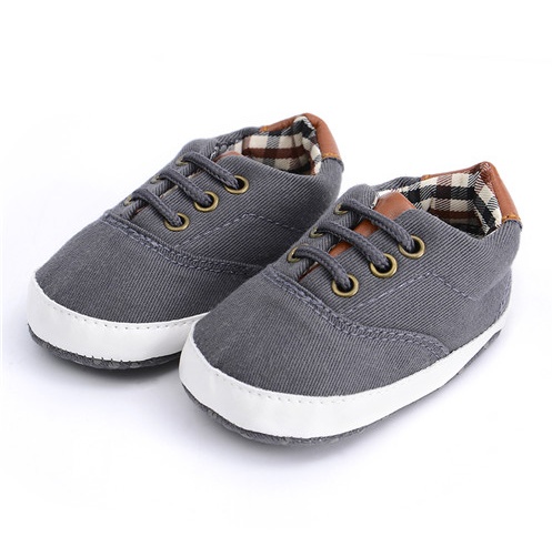 Solid color casual lace soft bottom baby canvas shoes baby shoes toddler shoes - Image 6