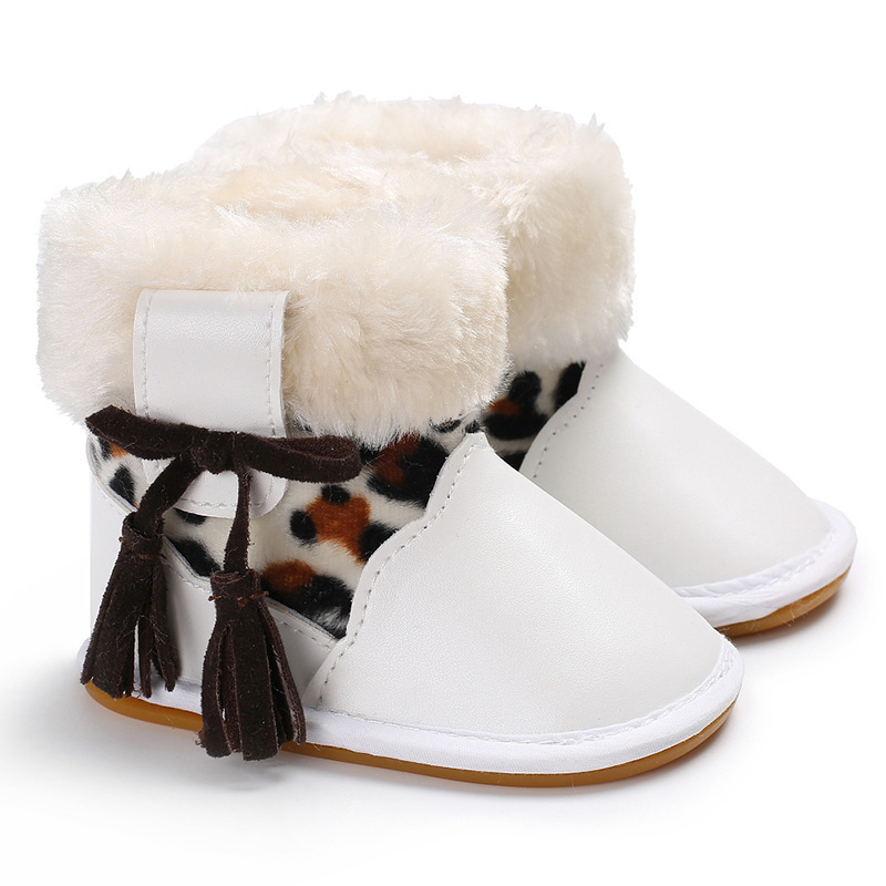 Leopard print rubber sole non-slip baby shoes - Image 9