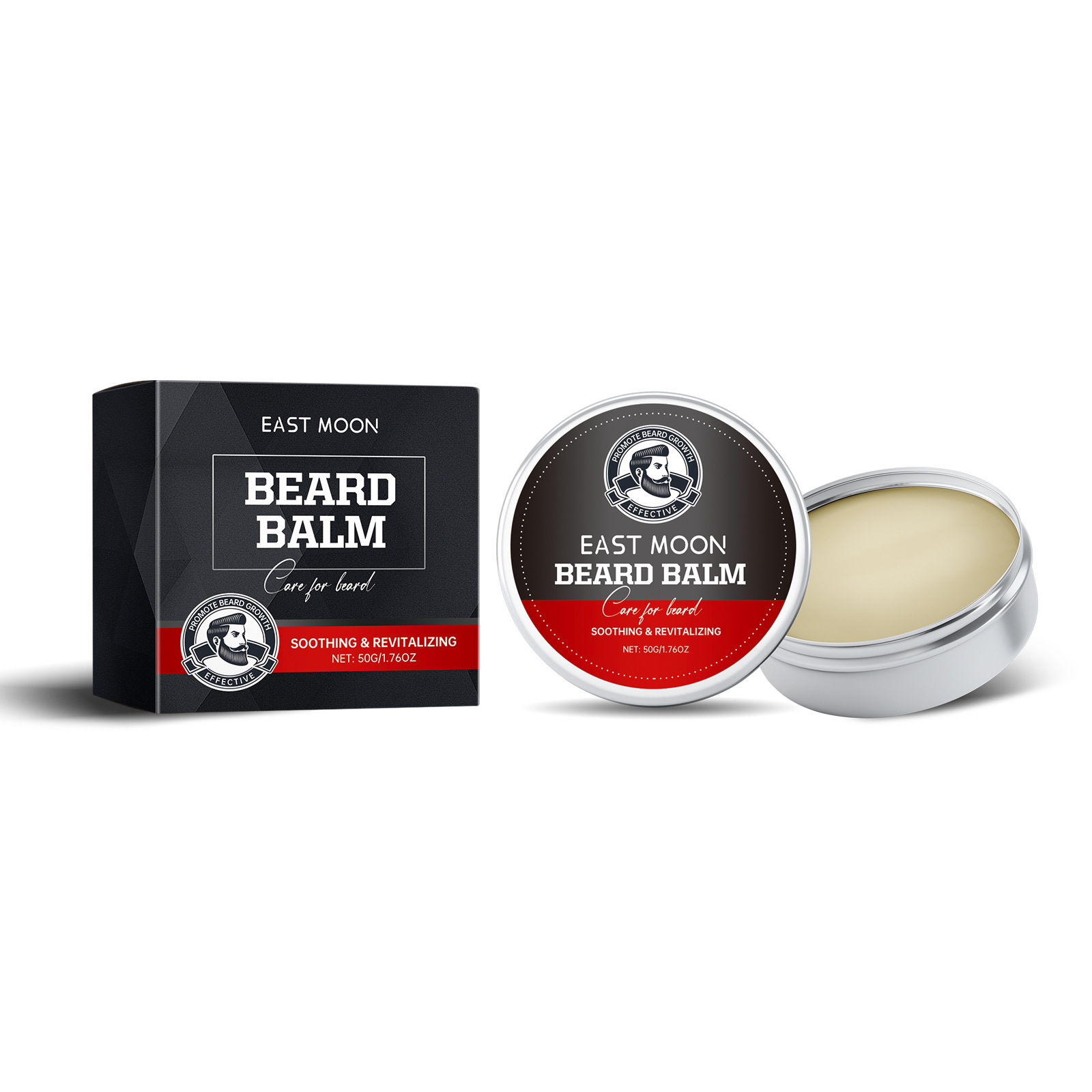 Beard Care Cream Men's Moisturizing And Cleaning - Image 3