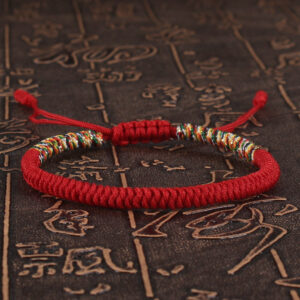 Best Seller In Europe And America Handmade Woven Jin Gang Knot Red Rope Bracelet