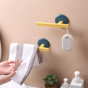 Single Pole For Hanging Towel Rack In Bathroom
