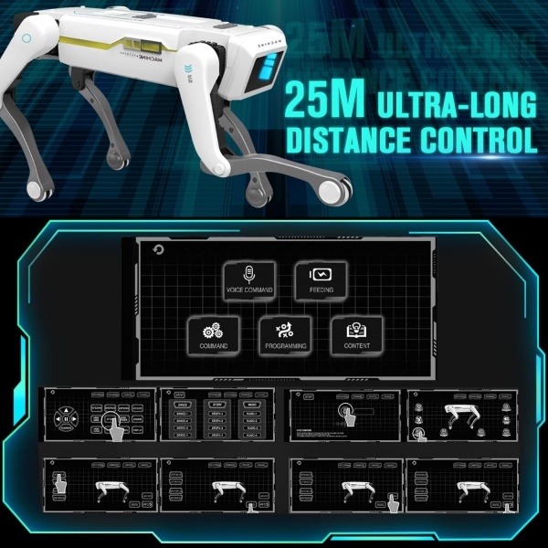 Electric Mechanical Dog Robot Dog Toy Interactive Remote Control Puppy Toy Smart - Image 2