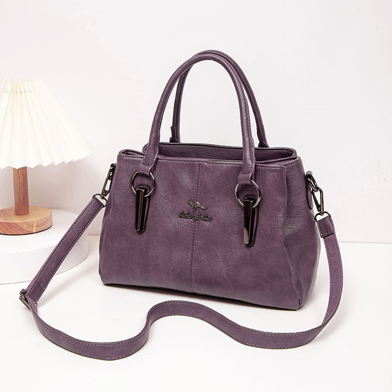 Fashion Large Capacity Wholesale Women's Crossbody Soft Leather Bag - Image 5