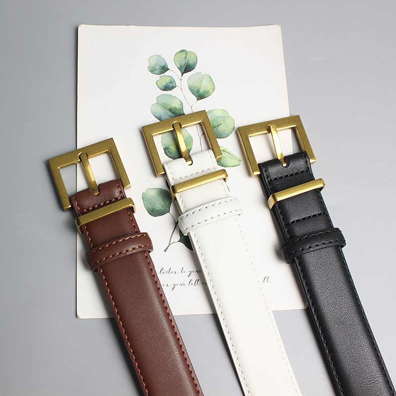Women's Leather Versatile Jeans Belt - Image 2