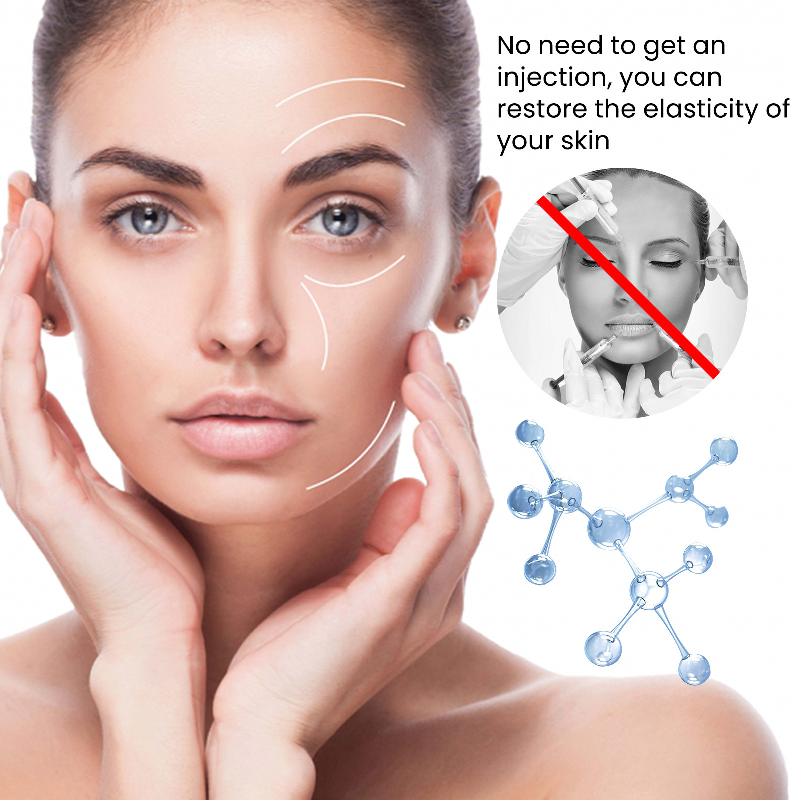 Moisturizing And Lightening Fine Lines Collagen Lifting Bottle - Image 2