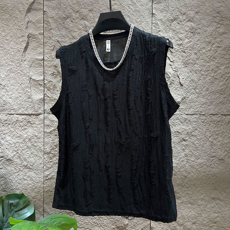 Men's Fashion All-matching Solid Color Vest Suit - Image 3