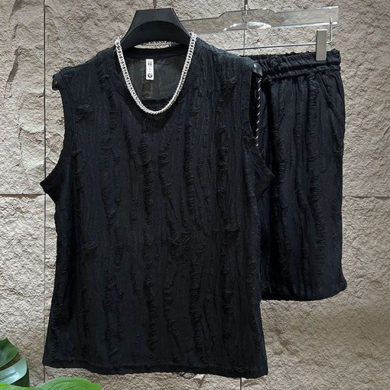 Men's Fashion All-matching Solid Color Vest Suit - Image 2