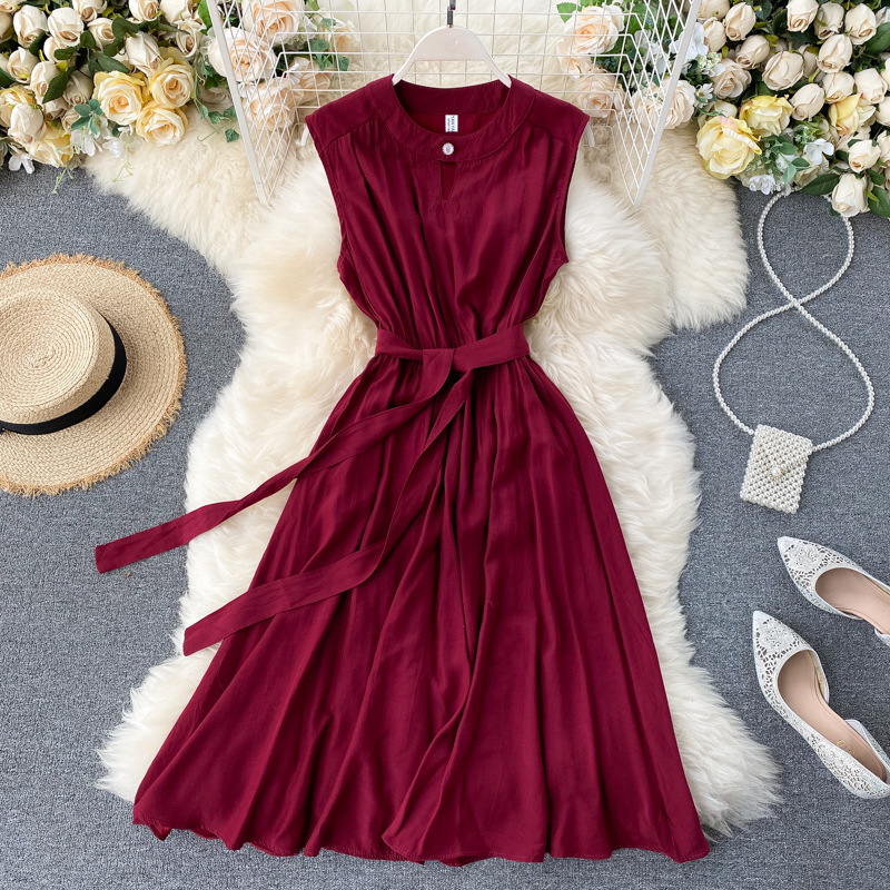 Niche Dress Hollow Round Neck Women's Clothing - Image 4