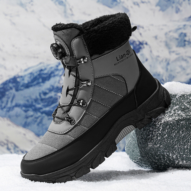 Warm Snow Boots Fleece-lined Thickened Men - Image 8