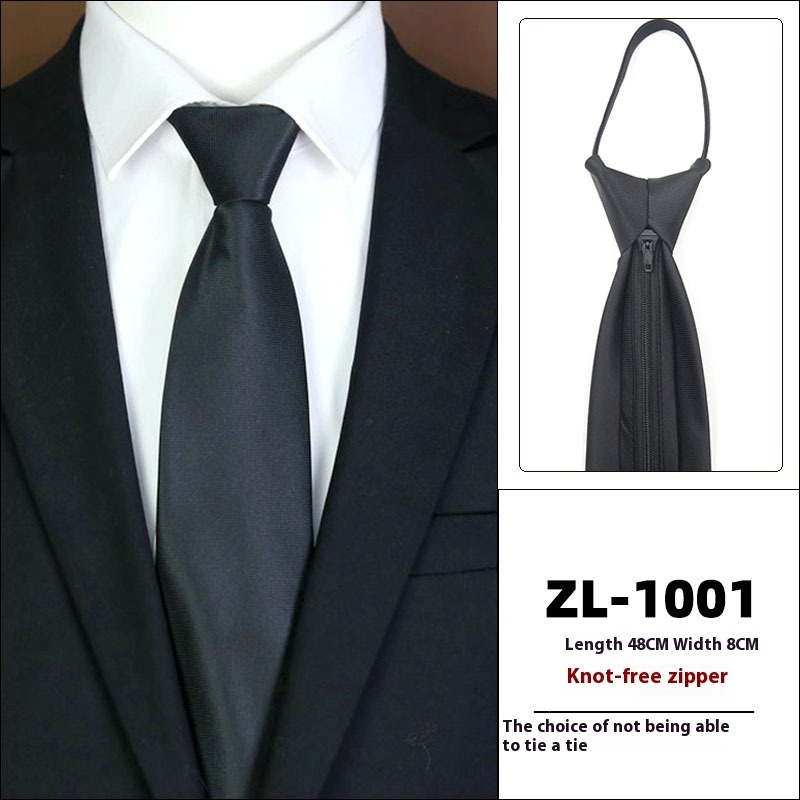 Men's Formal Wear Business Zipper Tie-free - Image 8