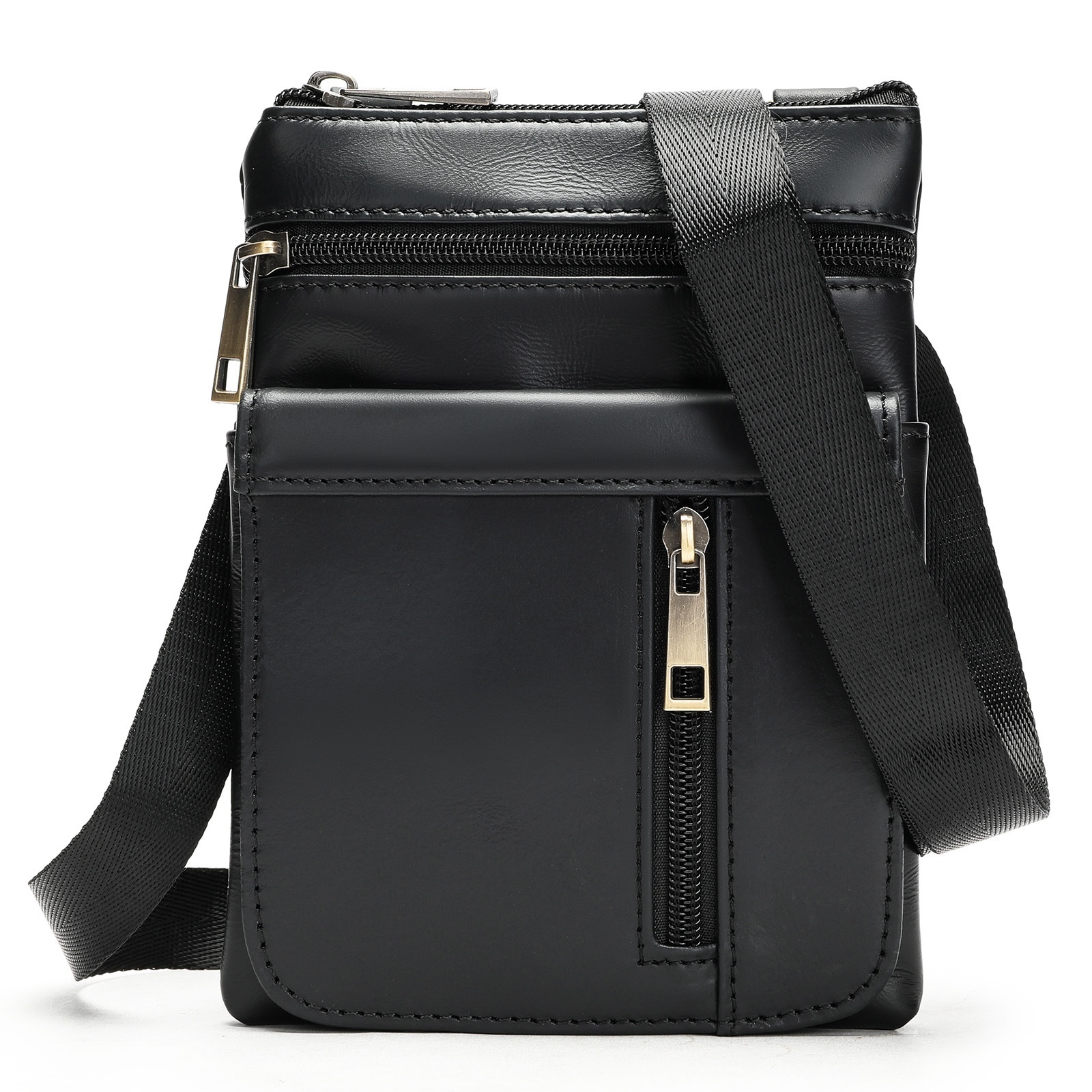 Men's Shoulder Bag Men's Real-leather Bag Casual Pouch - Image 6