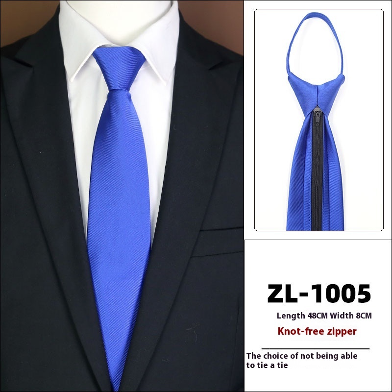 Men's Formal Wear Business Zipper Tie-free - Image 6