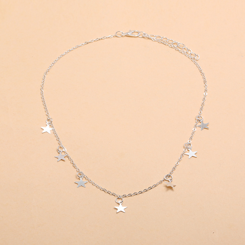 Fashion Simple Five-Pointed Star Pendant Necklace - Image 5