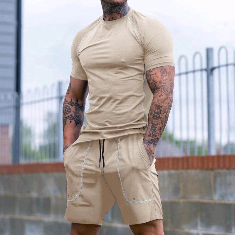 New Sports Tights Shorts Men's Running Fitness Suit - Image 7