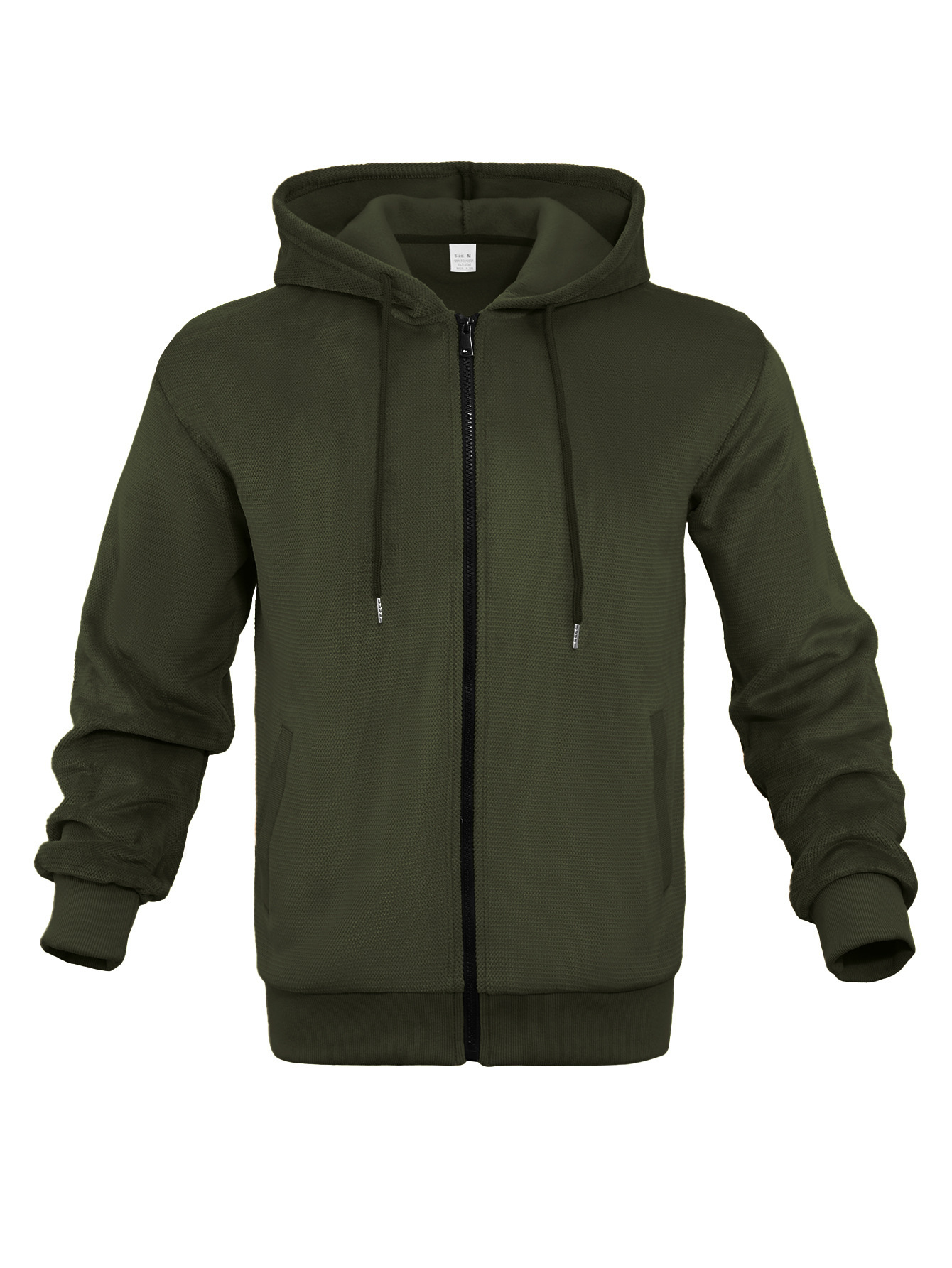 Fashion Casual Zippered Hooded Sweatshirt For Men - Image 4