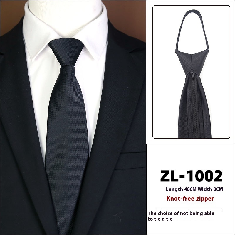 Men's Formal Wear Business Zipper Tie-free - Image 9