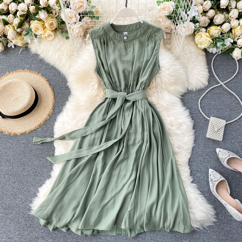Niche Dress Hollow Round Neck Women's Clothing - Image 6