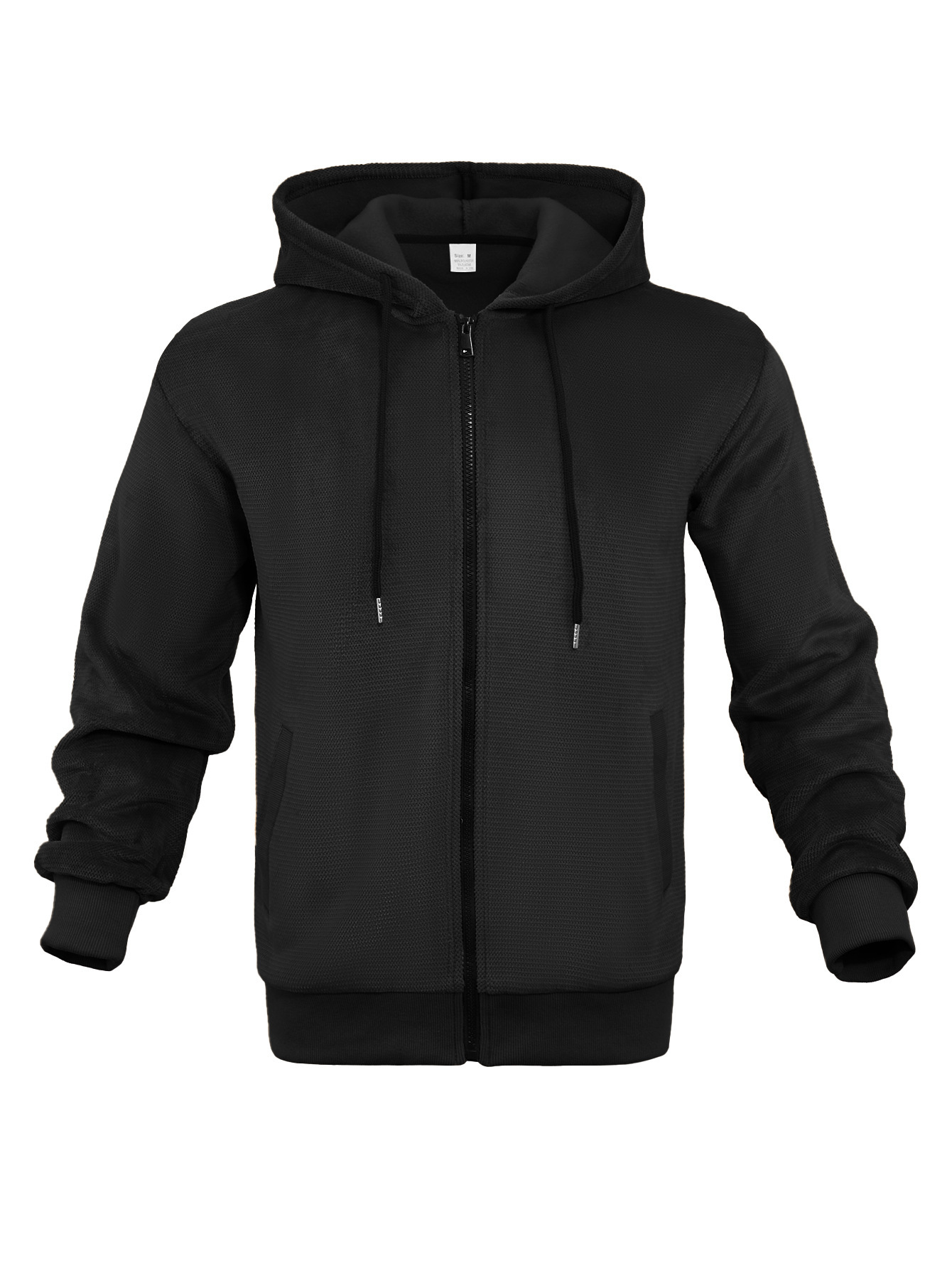 Fashion Casual Zippered Hooded Sweatshirt For Men - Image 5