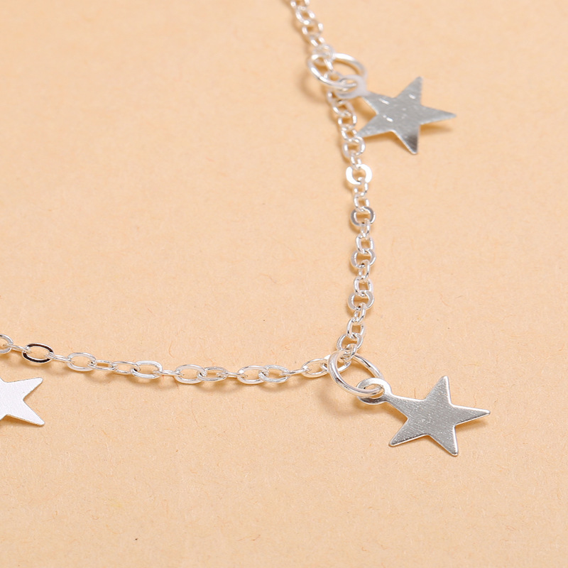 Fashion Simple Five-Pointed Star Pendant Necklace - Image 4