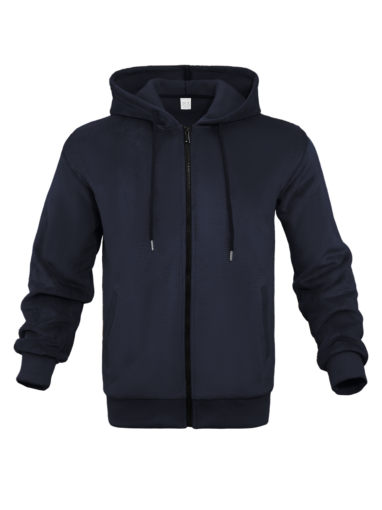 Fashion Casual Zippered Hooded Sweatshirt For Men - Image 8
