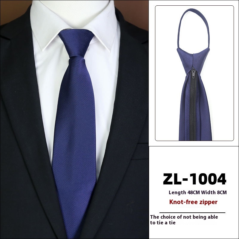 Men's Formal Wear Business Zipper Tie-free - Image 5
