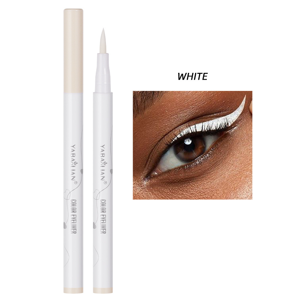 Color Eyeliner Not Easy To Smudge Waterproof Thin Heel - Image 8
