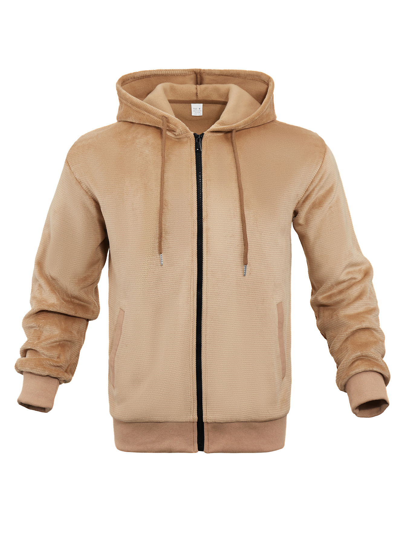 Fashion Casual Zippered Hooded Sweatshirt For Men - Image 3