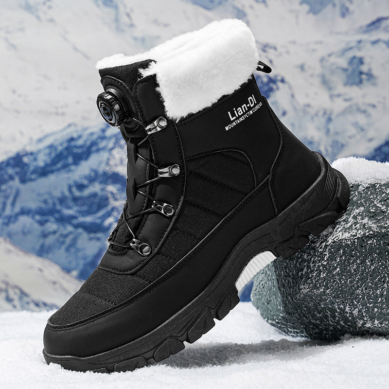 Warm Snow Boots Fleece-lined Thickened Men - Image 6